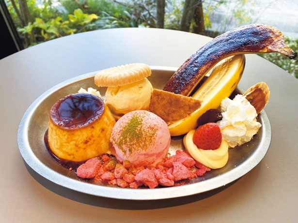 素材を厳選 日本一こだわり卵 神バナナのプリンアラモードが味わえる扇町のカフェ Kamiyama Lobby ウォーカープラス