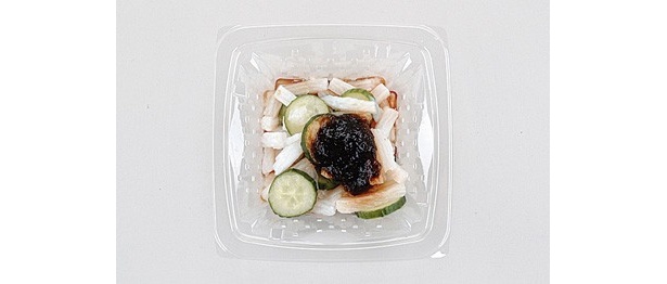 写真は｢長芋ときゅうりの海苔佃煮和え｣(230円/34kcal)