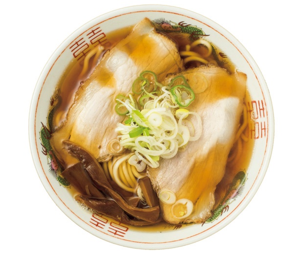 2種類の煮干しでダシを取ったあっさりスープは津軽地方王道の1杯「あっさり」(税込 750円) / 長尾中華そば