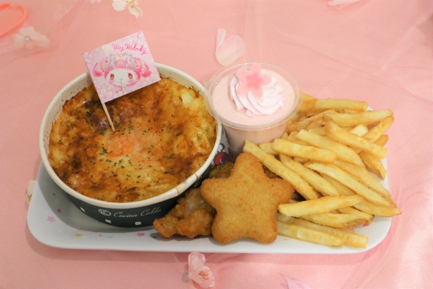 「マイメロディのアニバーサリーコンビプレート」(1700円)