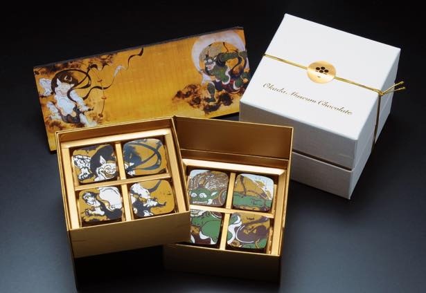 開館5周年記念で作られた作品 / 「Okada Museum Chocolate 『福井江太郎　風・刻(かぜ・とき)』」