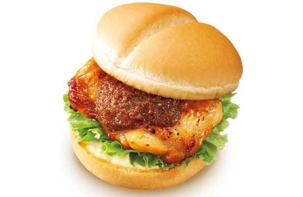 ロッテリア「焦がししょうゆバターチキンバーガー」(320円)