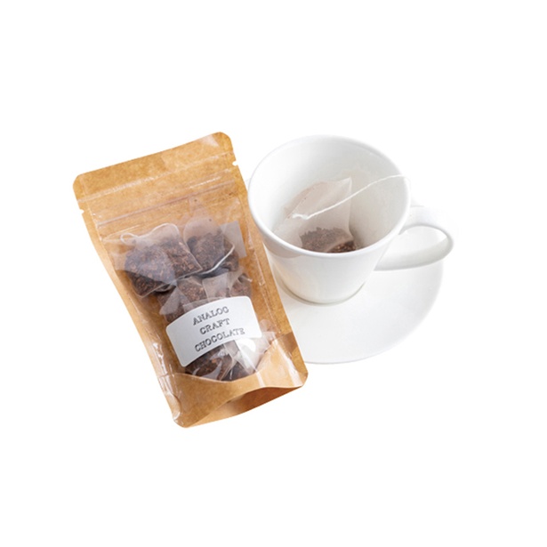 ANALOG CRAFT CHOCOLATE / 「カカオティー」(410円・税込)。酸味がありハーブティーのような優しい味わい