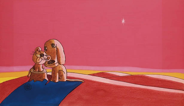 種を越えた親子の愛情物語が多くの人々の心を捉え、その後数々の絵本の出版依頼がくるきっかけとなった作品『やさしいライオン』フレーベル館、1975年