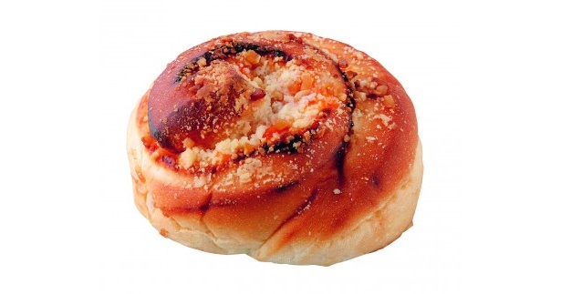 「ふんわりチーズ＆キャロットオレンジ」（145円）＝イタリア産のパン酵母、パネトーネ種を使用したソフトな食感。ミックスジャムとチーズクリームが味の決め手！