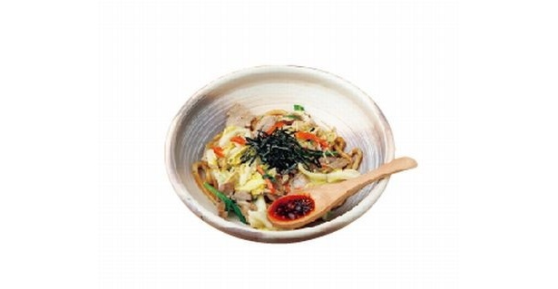 焼きうどん風！「里のうどん 村岡本店」の「村岡マヨやきそば」(800円)