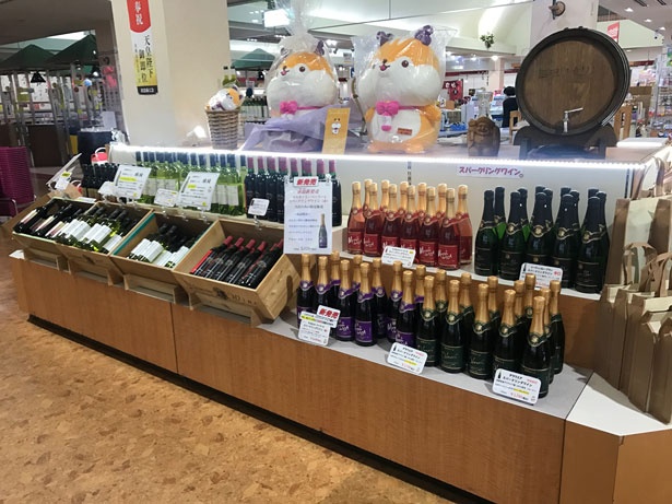 ご当地ブランド“島根ワイン”など、多くのオリジナルワインを販売 / 島根ワイナリー
