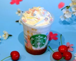 大人気！スタバSAKURAシリーズ、第2弾フラペチーノはサクラ×さくらんぼ