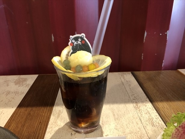 くまモンの“まうごつうみゃー”シトラスコーラ