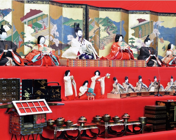 第20回佐賀城下ひなまつり / 徴古館の「鍋島家の雛祭り」伝統工芸手織り