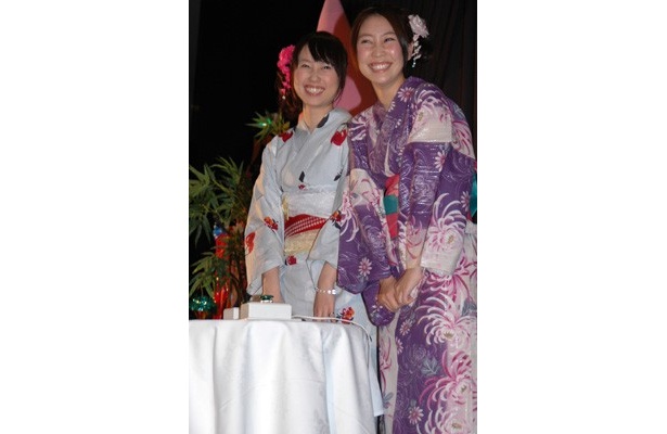 小林さんは「浴衣を着ると女の子らしくなれますね」とコメント
