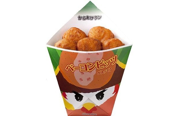 初の“具入り”で話題になった2010年10月発売の「からあげクン　ベーコンビッツ」