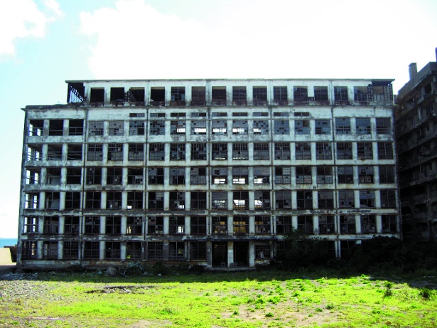 Abandoned Hell Island Hashima Island Nagasaki Japan R Abandoned