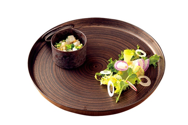 ランチ「デジュネA」(2800円〜)は、オードブル、スープ、メイン料理、デザート、食後の飲み物付き※要予約、コース内容は季節ごとに変更あり / HOTEL CULTIA 太宰府