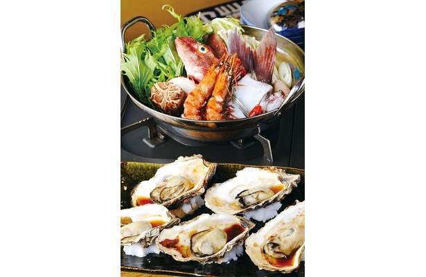 浦村カキに豪華な海鮮鍋! 長屋で楽しむ漁師料理