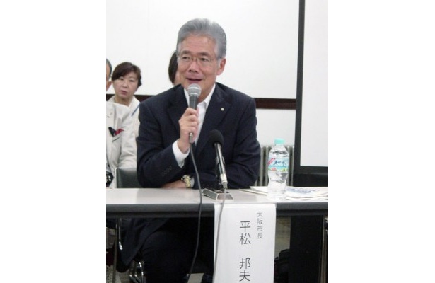 「大阪が文化を大事にしているといういいイメージが発信できれば」と平松大阪市長