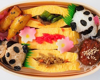 松坂屋上野店に70種のお花見弁当が登場！パンダのお弁当がキュート