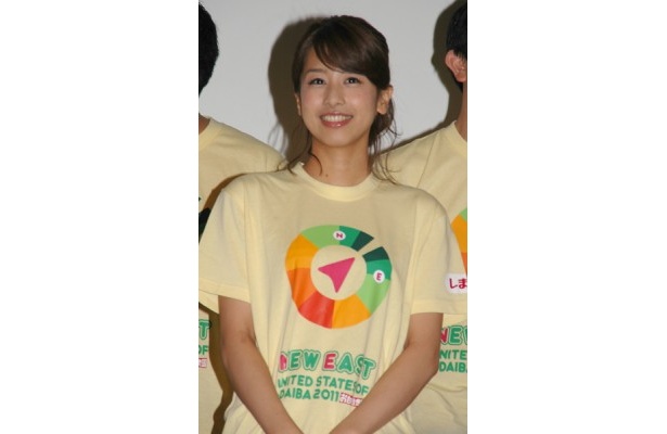 この日も元気一杯だった加藤綾子アナ