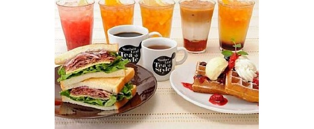 モスが新業態の“紅茶カフェ”開店！ アレンジティー31種・ワッフル6種に注目