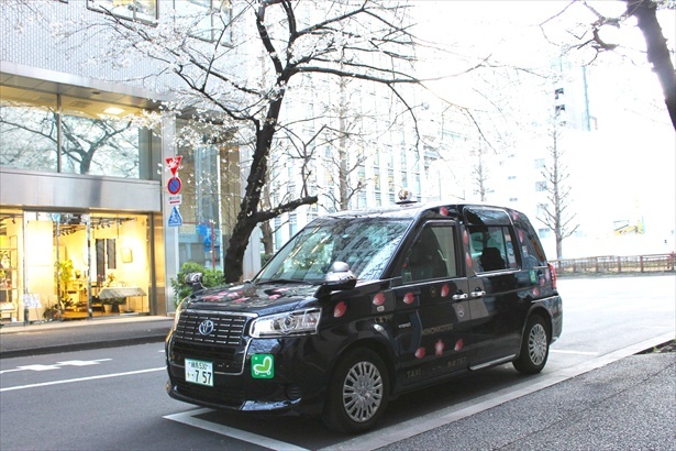 日本交通のお花見タクシー