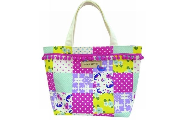 「DN DEAR STITCH ミニトート パッチワーク」(1680円)