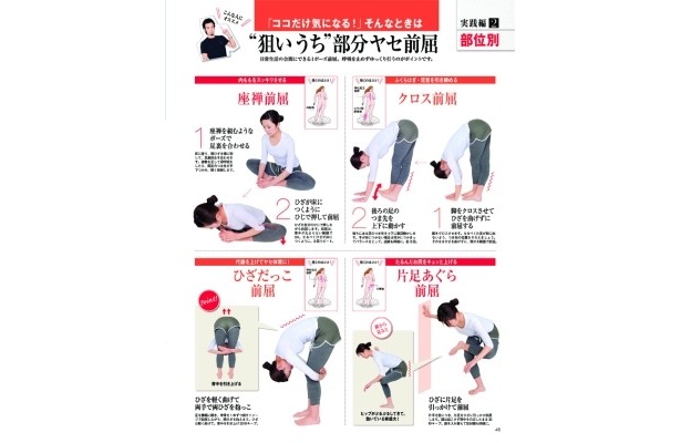 「下半身やせ」の前屈エクササイズ