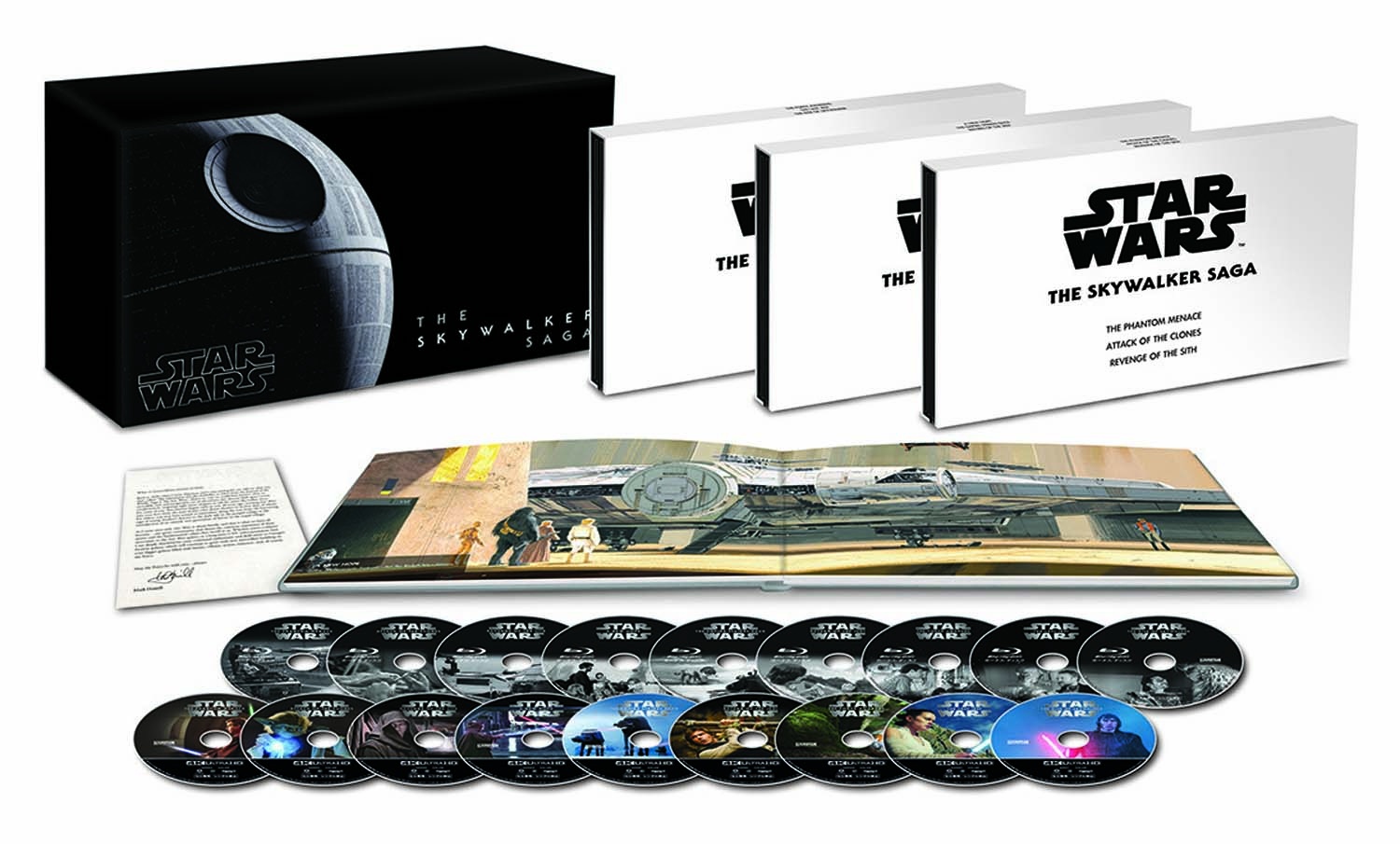 シリーズ9作を収録した『スター・ウォーズ スカイウォーカー・サーガ 4K UHD コンプリートBOX』が発売中!