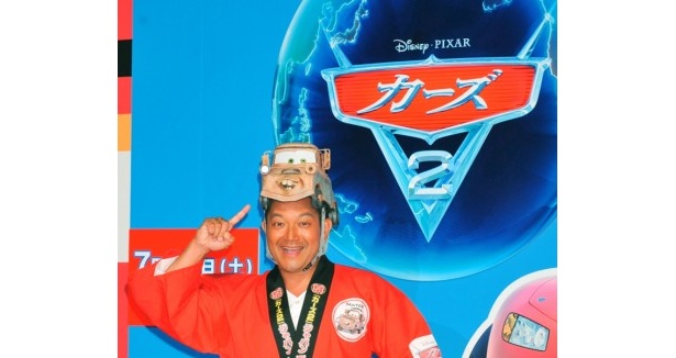 ハーフタイムにぐっさんが登場する！