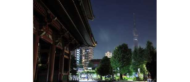 浅草の夜景