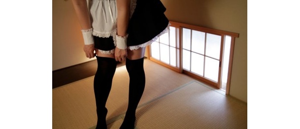 絶対領域にこだわったワンショットも堪能してもらいたい