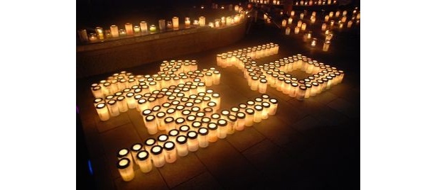 【写真】釜石復興の願いを込めた「釜石キャンドルナイト」が8月11日に釜石市内で開かれた