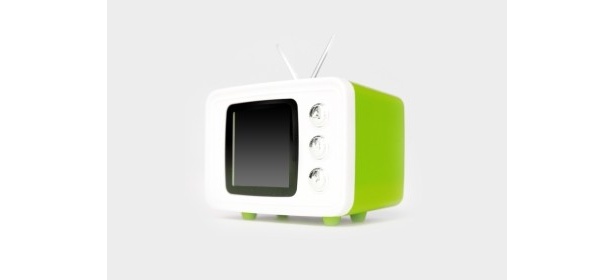 レトロなテレビ型のSNAP TV JR.（グリーン）