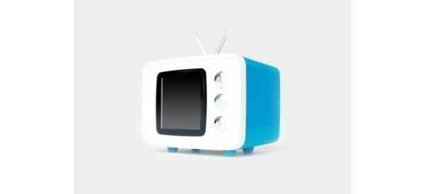 レトロなテレビ型のSNAP TV JR.（ブルー）