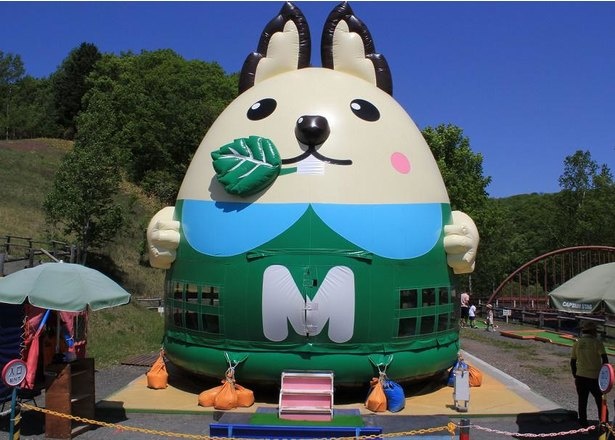 「ふあふあミント君」(1回券2枚、税込140円)。4歳から1人で利用可。3歳までは小学生以上の付き添いが必要(※新型コロナウイルス感染拡大防止のため7月現在使用中止)