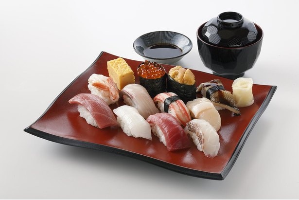 寿司処 江戸寿司の「松セット(12貫)」(税抜2580円)