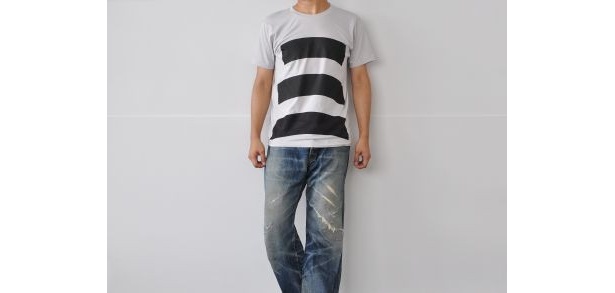 「wipe T shirt」ライトグレー