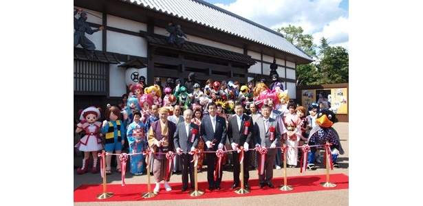 左から、里見浩太郎氏 、細見吉郎氏、岡田裕介氏、山田啓二氏、二階堂暢俊