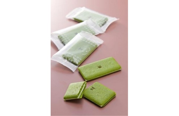 京都・北山マールブランシュの「お濃茶ラングドシャ茶の菓」