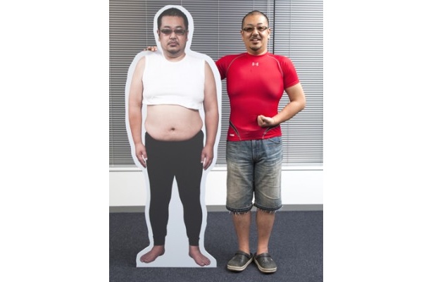 ゲッツ板谷は月毎に12種類のダイエットに挑みこの通り。今放送でダイエット談義を披露