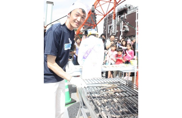 大船渡は元気です！東京タワーで今年も三陸産サンマ3333匹が無料配布される