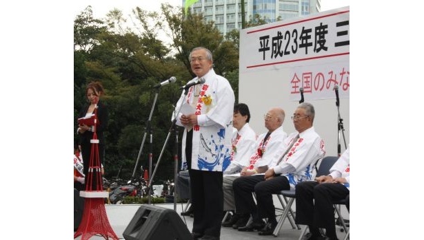 イベントの実行委員長で大船渡市長の戸田公明さん