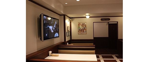 カフェの内観