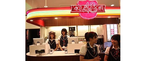 店内のカウンター
