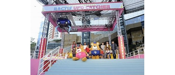 「(UFOキャッチャーが)すごい大きくてびっくり」とジャガー横田さん