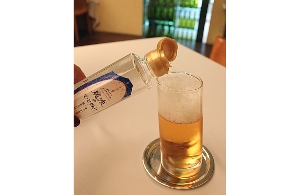 ビールにちょい足し