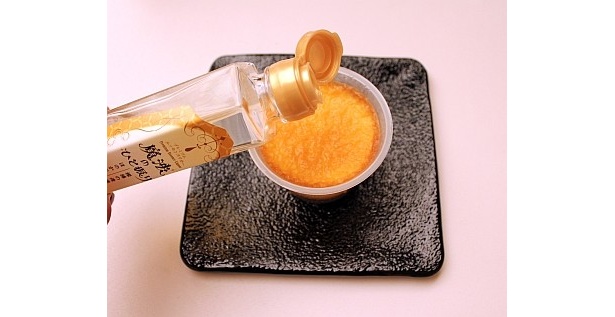 プリンにちょい足し