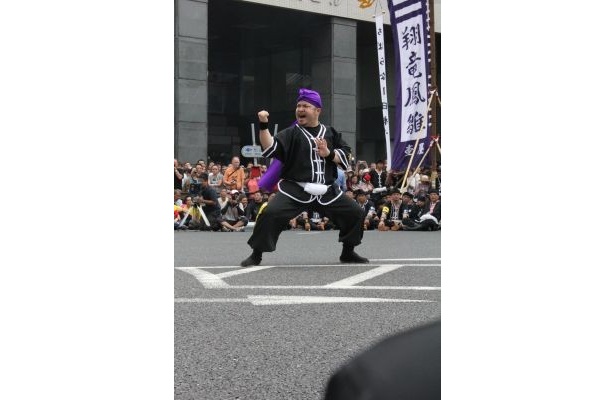 勝負の前の空手演武