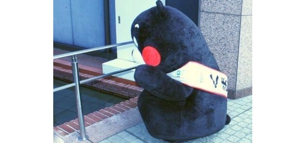 突然しゃがみ込んでしまった！