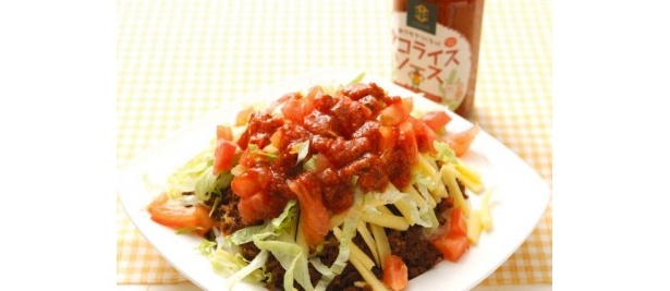 使用例　タコライスのソースとして