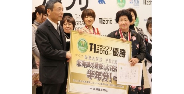 昨年北海道大会でグランプリを受賞した永沼サヨ子さん